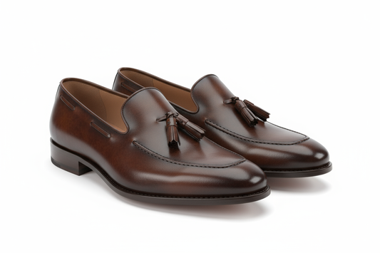 TasselLux Loafer - Elegant Tassel Dress Shoes