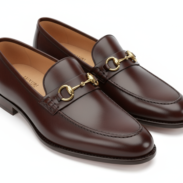 HorseBit Elegance - Luxury Leather Loafers