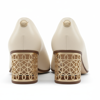 LuxeStep Elegance - Women's Block Heel Pumps