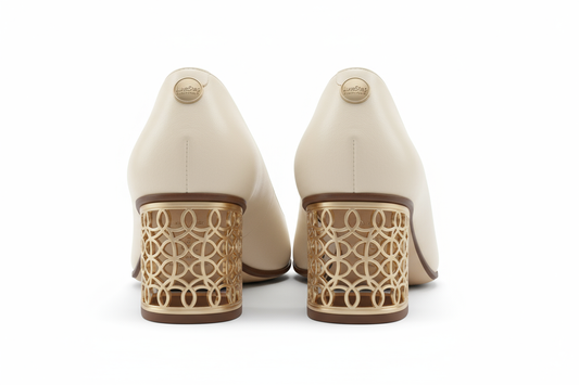 LuxeStep Elegance - Women's Block Heel Pumps