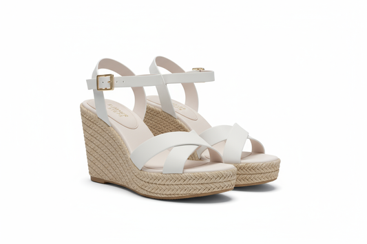 EspadrilleElegance Wedge - Women's Espadrille Wedge Sandals