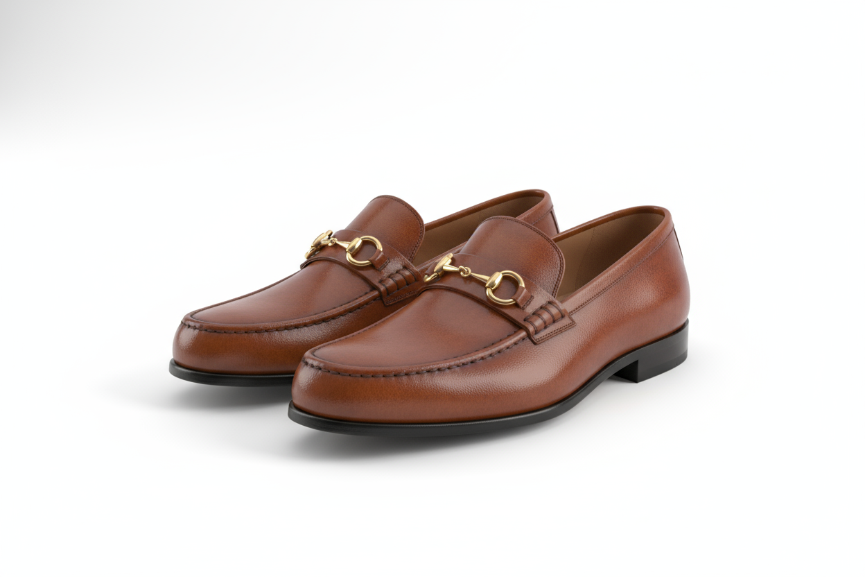 HorseBit Elegance - Luxury Leather Loafers
