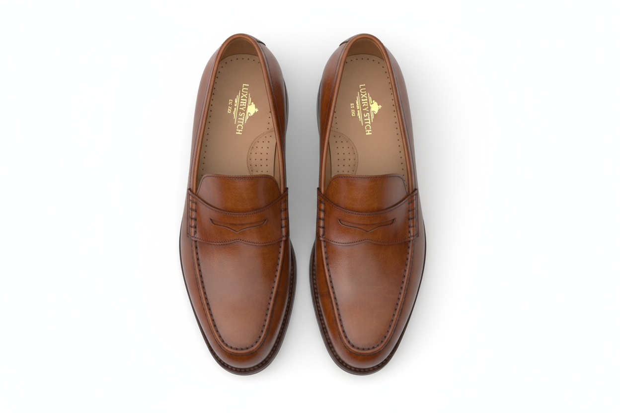 ClassicPenny Loafer - Premium Leather Dress Shoes