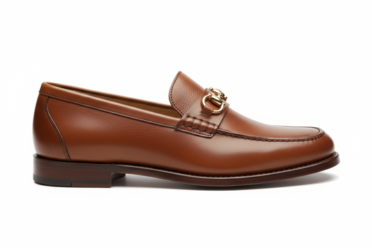 HorseBit Elegance - Luxury Leather Loafers