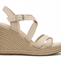 EspadrilleElegance Wedge - Women's Espadrille Wedge Sandals