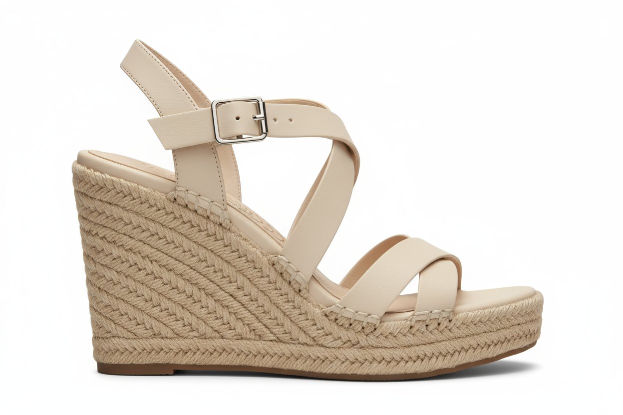 EspadrilleElegance Wedge - Women's Espadrille Wedge Sandals